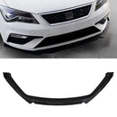 Front Splitter Lip Gloss Black - Seat Leon MK3 5F 13-20 OMI ALLOY WHEELS