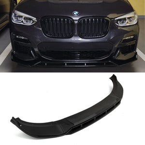 Front Bumper Splitter Lip Gloss Black - BMW X3 G01 LCI 2022-2024