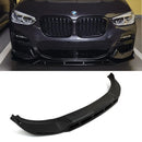 Front Bumper Splitter Lip Gloss Black - BMW X3 G01 LCI 2022-2024 OMI ALLOY WHEELS