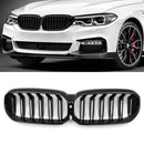 Gloss Black Front Kidney Grilles - BMW 5 Series G30 LCI 21-24 OMI ALLOY WHEELS