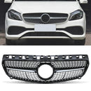 Diamond Style Gloss Black Front Grille - Mercedes Benz A Class W176 13-15 OMI ALLOY WHEELS