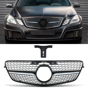 Diamond Style Gloss Black Grille - Mercedes E Class W212 09-13