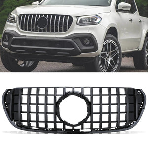 Gloss Black Panamericana GTR Style Front Grille - Mercedes Benz X Class W470 18-20