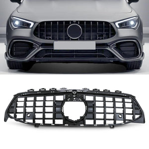 Panamericana GTR Look Single Slat Front Grille - Mercedes CLA C118 20-23