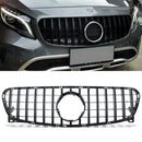 Panamericana GTR Gloss Black Front Grille - Mercedes GLA X156 14-16 OMI ALLOY WHEELS