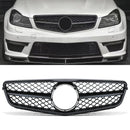AMG Style Gloss Black Grille - Mercedes C Class S204 07-14 OMI ALLOY WHEELS