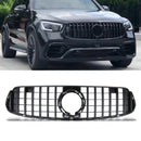 Gloss Black Panamericana GTR Style Grille - Mercedes GLC X253 2020+ OMI ALLOY WHEELS