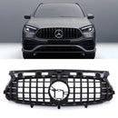 Panamericana Style Front Grille Gloss Black - Mercedes GLA Class H247 20-23 OMI ALLOY WHEELS