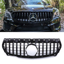 Panamericana Style Front Grille Gloss Black - Mercedes CLA Class W177 13-15 OMI ALLOY WHEELS