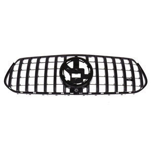 Panamericana Style Front Grille Gloss Black - Mercedes GLE Class W167 19-23
