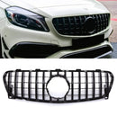 Panamericana Style Front Grille Gloss Black - Mercedes GLA Class X156 17-19 OMI ALLOY WHEELS