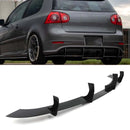 Rear Blade Diffuser Gloss Black - Volkswagen Golf R32 MK5 05-09