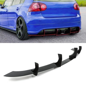 Rear Blade Diffuser Gloss Black - Volkswagen Golf R32 MK5 05-09