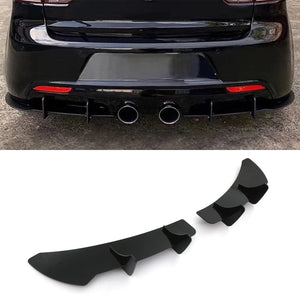 Rear Blade Diffuser Gloss Black - Volkswagen Golf GTI MK6 09-12