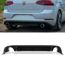 Rear Diffuser Lip Gloss Black - Volkswagen Golf GTI MK7.5 17-20 OMI ALLOY WHEELS