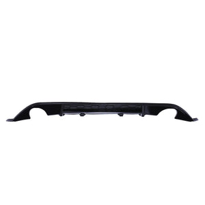 Dual Exit Rear Diffuser Gloss Black - Volkswagen Golf MK7 12-16