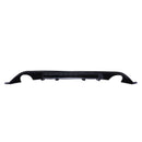 Dual Exit Rear Diffuser Gloss Black - Volkswagen Golf MK7 12-16 OMI ALLOY WHEELS