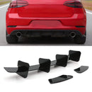Gloss Black Rear Blade Diffuser - VW Golf GTI MK7.5 17-20 OMI ALLOY WHEELS