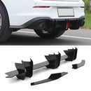 Rear Blade Diffuser with Rain Light Gloss Black - Volkswagen Golf GTI MK8 2020+ OMI ALLOY WHEELS