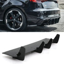 Rear Blade Diffuser Gloss Black - Audi RS3 Hatchback 8V 2017-2020 OMI ALLOY WHEELS