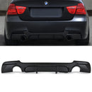 Rear Diffuser P Style Lip Gloss Black - BMW 3 Series E92 07-10 OMI ALLOY WHEELS