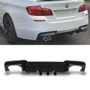Gloss Black Rear Diffuser - BMW 5 Series F10 10-16 OMI ALLOY WHEELS
