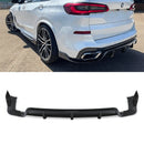 Gloss Black Rear Diffuser & Spats - BMW X5 F15 14-18 OMI ALLOY WHEELS
