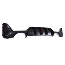 Rear Quad Exit Diffuser Gloss Black with LED Rain Light - BMW 3 Series G20 LCI 2022+