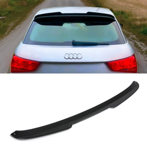 Rear Spoiler Lip Gloss Black - Audi A1 8X 12-15