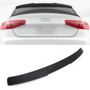 RS Style Rear Roof Spoiler Lip Gloss Black - Audi A4 B8 13-15