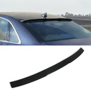 RS Style Rear Roof Spoiler Lip Gloss Black - Audi A4 B9.5 2019+
