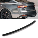 Rear Spoiler Boot Lip Gloss Black - Audi A5 F5 Coupe/Sportback 2017-2019