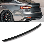 Rear Spoiler Boot Lip Gloss Black - Audi A5 F5 Coupe/Sportback 2017-2019