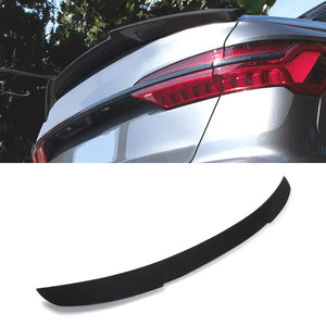 M4 Style Rear Boot Spoiler Lip Gloss Black - Audi A6 C8 2019+