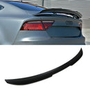 Rear Spoiler Add On Lip Gloss Black - Audi A7 MK1 12-18