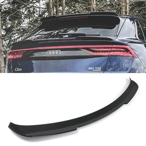 Rear Roof Lip Spoiler Gloss Black - Audi Q8 2018+