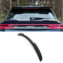 Rear Mid Lip Spoiler Gloss Black - Audi Q8 2018+