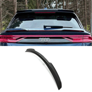Rear Mid Lip Spoiler Gloss Black - Audi Q8 2018+