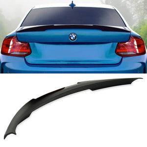 Gloss Black M4 Style Rear Lip Spoiler - BMW 2 Series F22 14-21