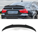 PSM Style Rear Lip Spoiler Gloss Black - BMW 3 Series E90 05-11 OMI ALLOY WHEELS