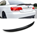 Gloss Black Boot Lip Spoiler - BMW 3 Series E93 Convertible 06-13 OMI ALLOY WHEELS