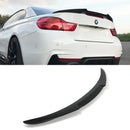 M4 Look Gloss Black Boot Spoiler - BMW 4 Series F33 Convertible 13-20 OMI ALLOY WHEELS