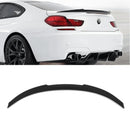 M4 Style Rear Spoiler - BMW 6 Series F13 11-18 OMI ALLOY WHEELS