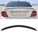 AMG Style Gloss Black Rear Spoiler Lip - Mercedes Benz C Class W204 07-14 OMI ALLOY WHEELS