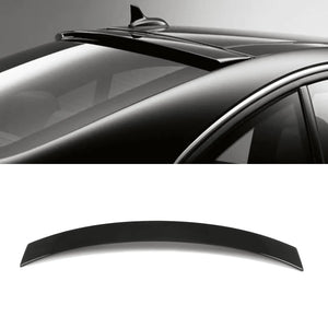 Gloss Black Rear Roof Spoiler Lip - Mercedes Benz C Class W204 07-14