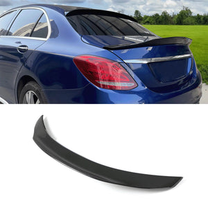 PSM Style Gloss Black Rear Spoiler Lip - Mercedes Benz C Class W205 14-18