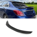 PSM Style Gloss Black Rear Spoiler Lip - Mercedes Benz C Class W205 14-18 OMI ALLOY WHEELS