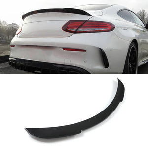 FD Style Gloss Black Rear Spoiler Lip - Mercedes Benz C Class Coupe C205 14-18