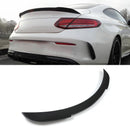 FD Style Gloss Black Rear Spoiler Lip - Mercedes Benz C Class Coupe C205 14-18 OMI ALLOY WHEELS