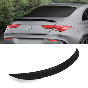 Gloss Black Rear Spoiler Lip - Mercedes Benz CLA C118 19-23